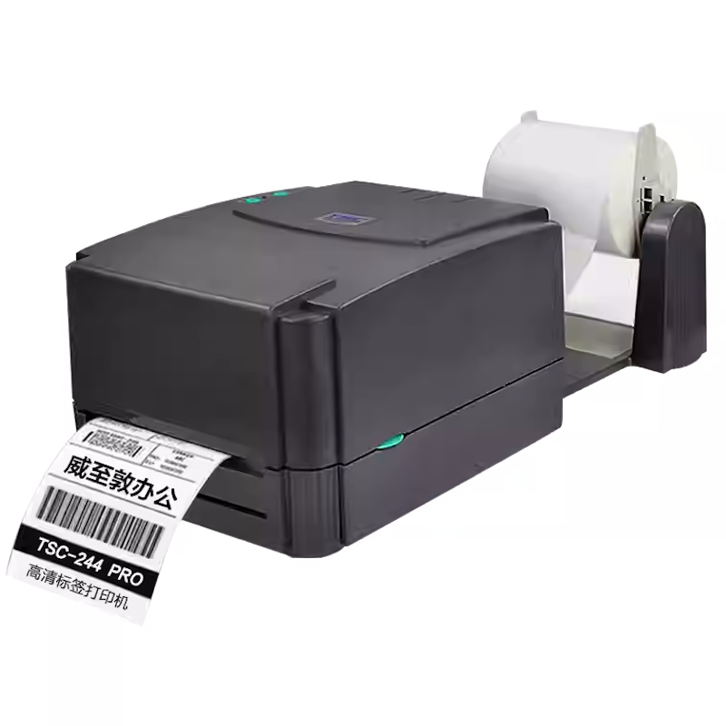 Máy in mã vạch TSC TTP-342 Pro 300 DPI - bao gồm giá đỡ decal ngoài