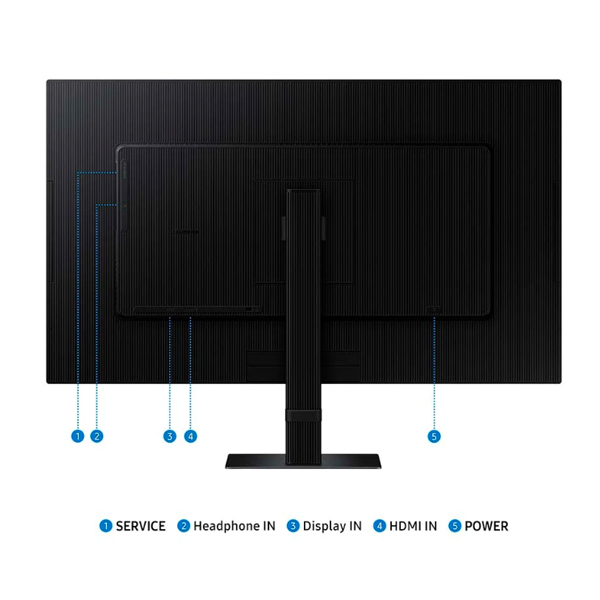 Màn hình đồ họa Samsung ViewFinity S7 LS27D700EAEXXV (27Inch | 4K (3840 x 2160) | 5ms | 350cd/m2 | IPS)