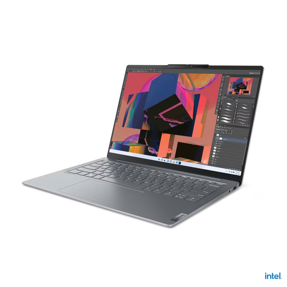 Laptop Lenovo Yoga Slim 6 14IRH8 83E00008VN (Core i7-13700H | 512GB | 16 GB | Intel Iris Xe | 14inch WUXGA OLED | Win 11 | Office | Xám)