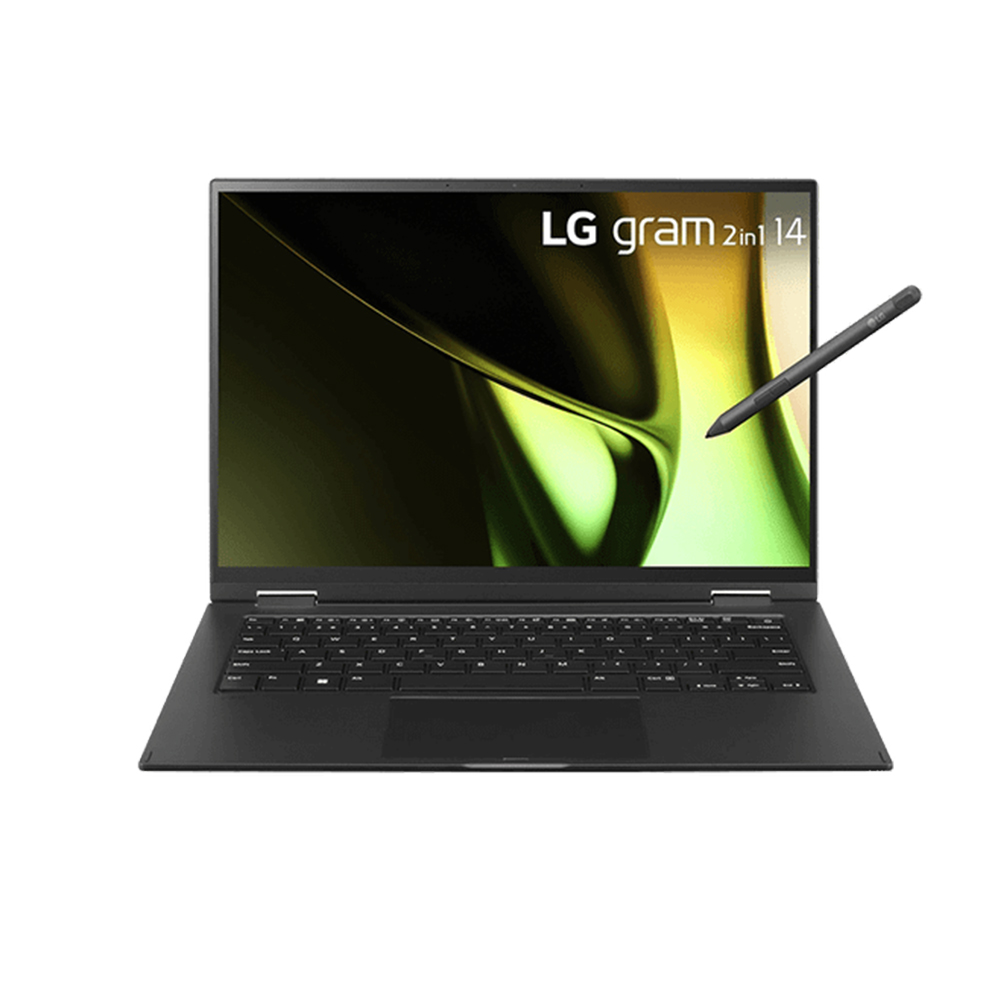 Laptop LG Gram 2024 2 in 1 14T90S-G.AH55A5 (Core Ultra 5 125H | 16GB | 512GB | Intel Arc | 14inch WUXGA | Cảm ứng | Win 11 | Đen)