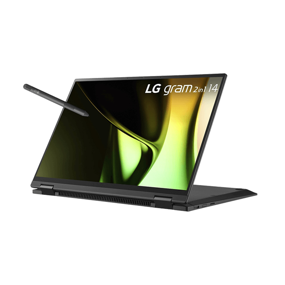 Laptop LG Gram 2024 2 in 1 14T90S-G.AH55A5 (Core Ultra 5 125H | 16GB | 512GB | Intel Arc | 14inch WUXGA | Cảm ứng | Win 11 | Đen)