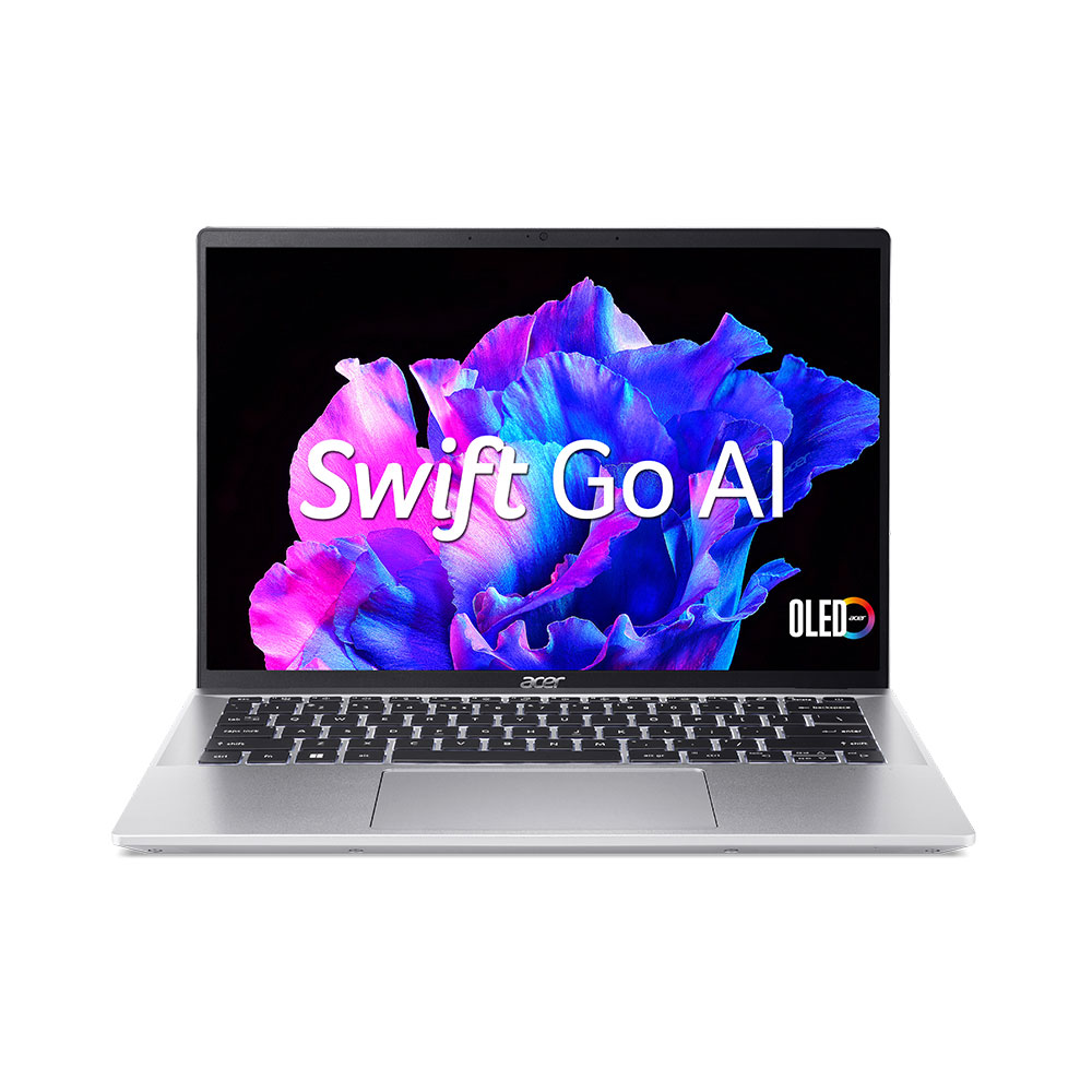 Laptop Acer Swift Go SFG14-72-55HZ NX.KRKSV.002 (Core Ultra 5 | 16GB | 512GB | Intel Arc | 14inch 2.2K | Win 11 | Office | Bạc)
