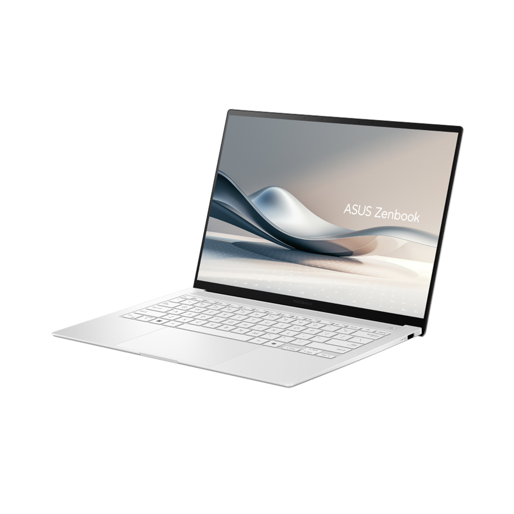 Laptop Asus Zenbook S 14 OLED UX5406SA-PV140WS (Core Ultra 7 Processor 258V | 14inch 3K OLED | Intel Arc | 32GB | 1TB | Win 11 | Office | Trắng)