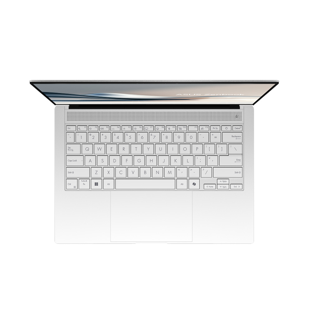 Laptop Asus Zenbook S 14 OLED UX5406SA-PV140WS (Core Ultra 7 Processor 258V | 14inch 3K OLED | Intel Arc | 32GB | 1TB | Win 11 | Office | Trắng)