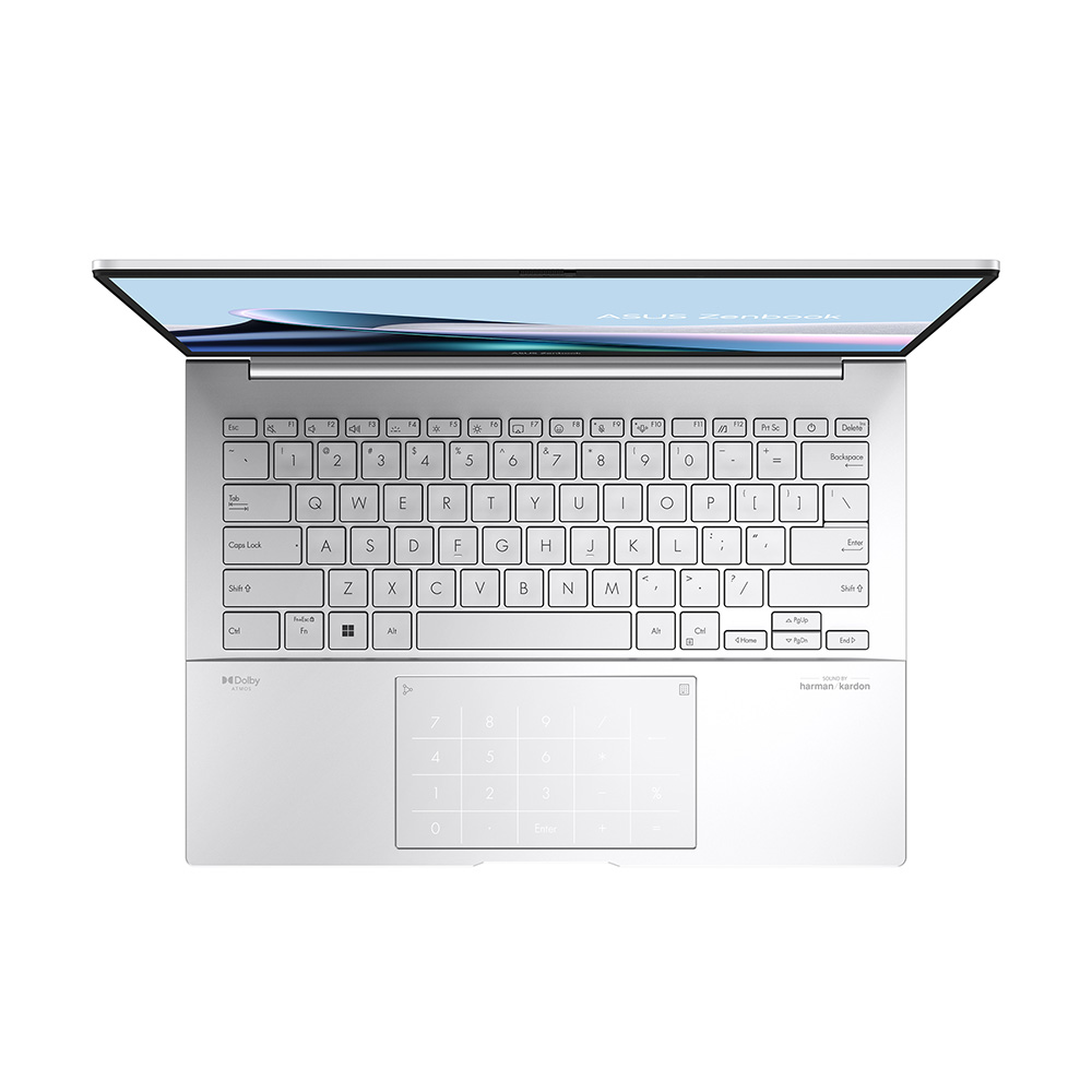 Laptop Asus Zenbook 14 OLED UX3405MA-PP588W (Core Ultra 5 | 16GB | 512GB | Intel Arc | 14inch 3K | Win 11 | Xám Bạc)