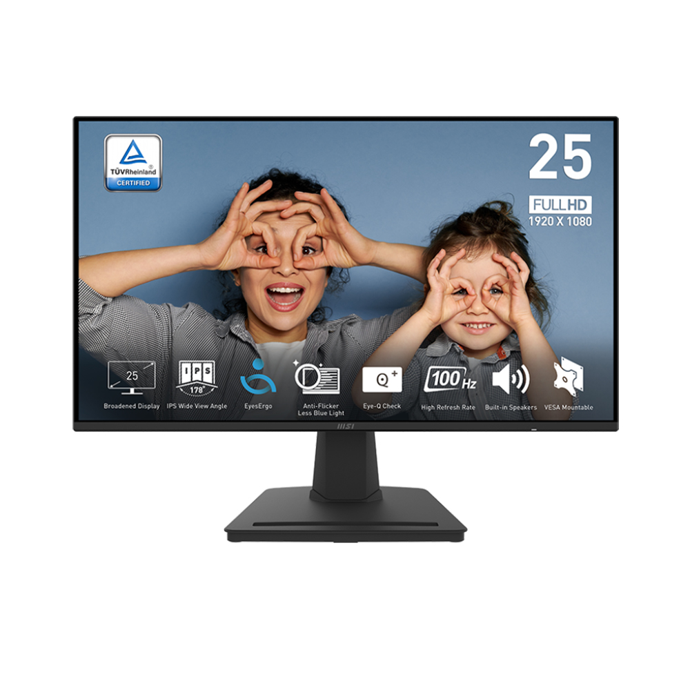 Màn Hình MSI PRO MP252 (24.5inch | IPS | FHD | 1ms | 100Hz | Speaker)