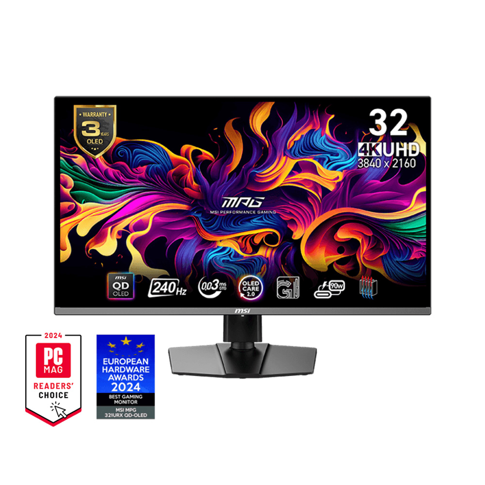 Màn Hình MSI MPG 321URX QD-OLED (31.5inch | 4K | OLED | 240Hz | 0.03ms)