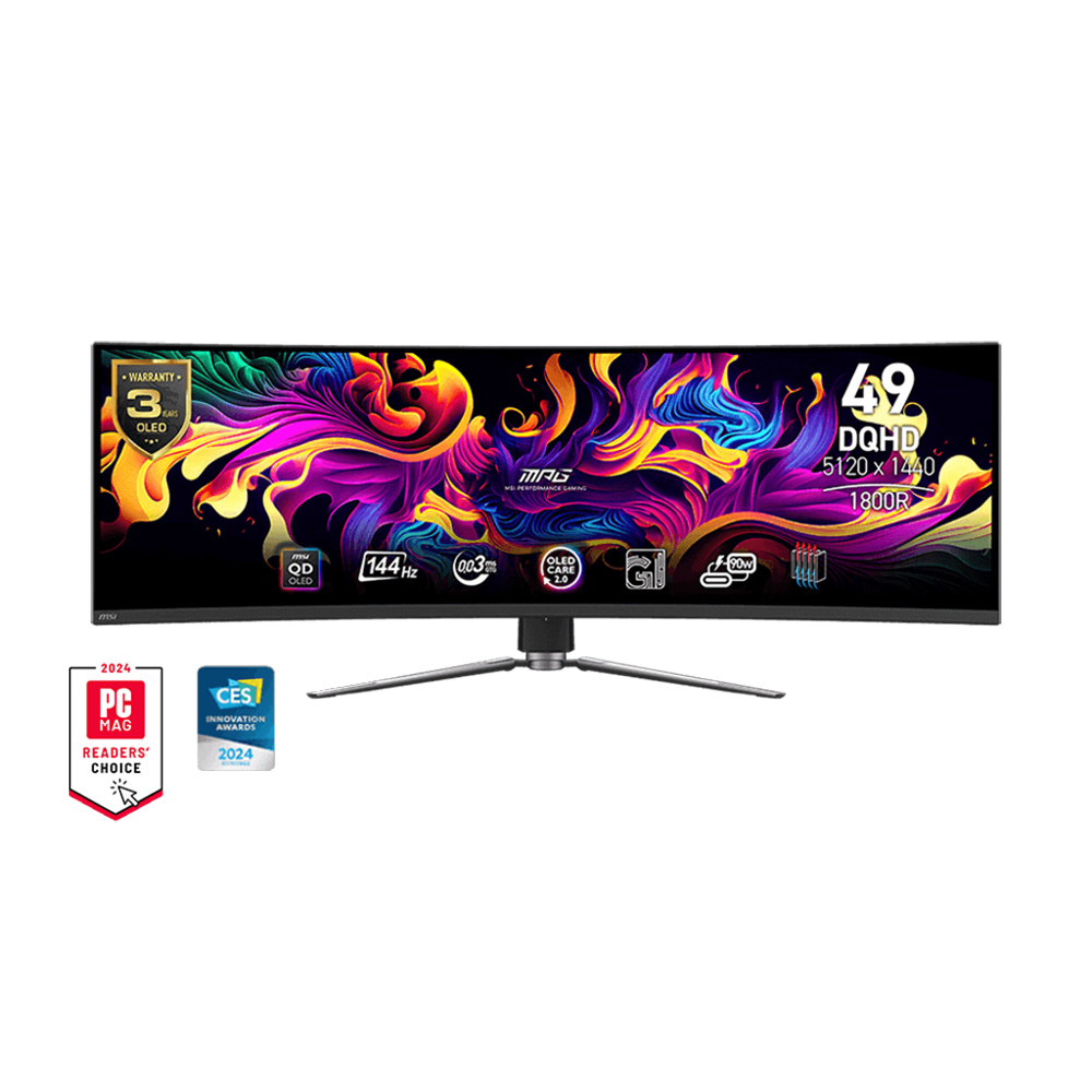 Màn Hình MSI MPG 491CQP QD-OLED (49inch | DQHD | OLED | 144Hz | 0.03ms)