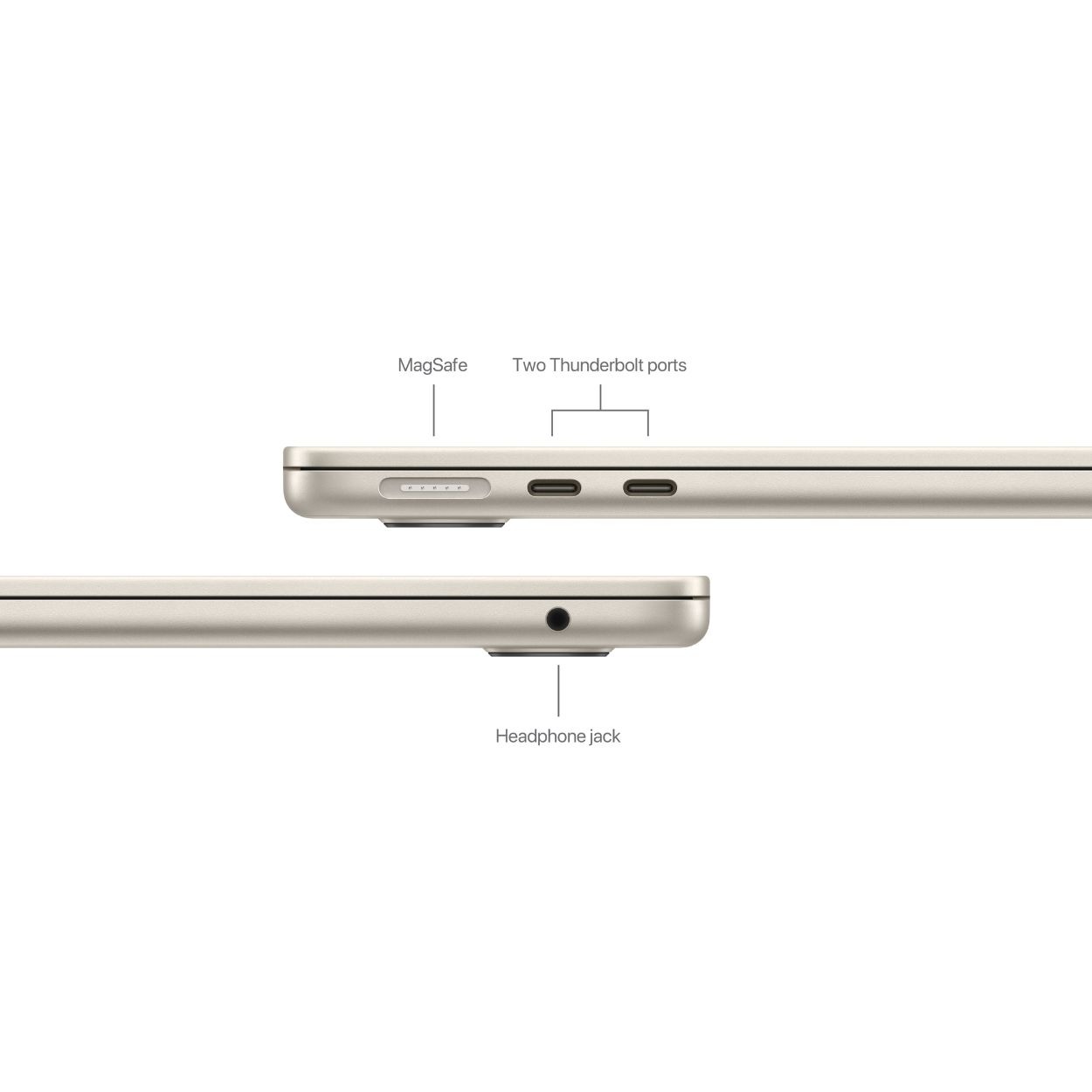 Laptop Apple MacBook Air 13 inch M3 (8CPU | 10GPU | 16GB | 256GB | Starlight Z1BA001G3)