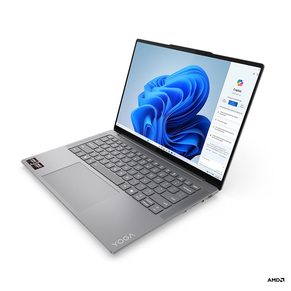 Laptop Lenovo Yoga Pro 7 14ASP9 83HN0022VN (Ryzen AI 9 365 | AMD Radeon 880M | 14.5inch 2.8K OLED | 1TB | 32GB | Win11 | Office | Xám)
