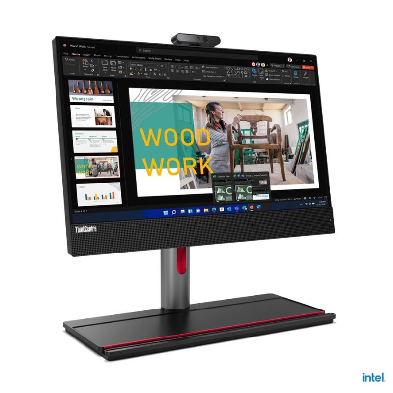 Máy tính AIO Lenovo ThinkCentre M70a 27 G3 11VL0003VA (Core i7-12700 | 8GB | 512GB | 21.5inch | NoOS | 1Y)