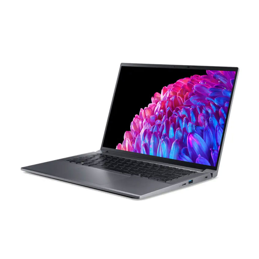 Laptop Acer Swift X AI SFX14-72G-77F9 NX.KR7SV.004 (Core Ultra 7 155H | 32GB | 1TB | RTX 4050 6G | 14.5inch OLED 2.8K | Win11 | Xám)