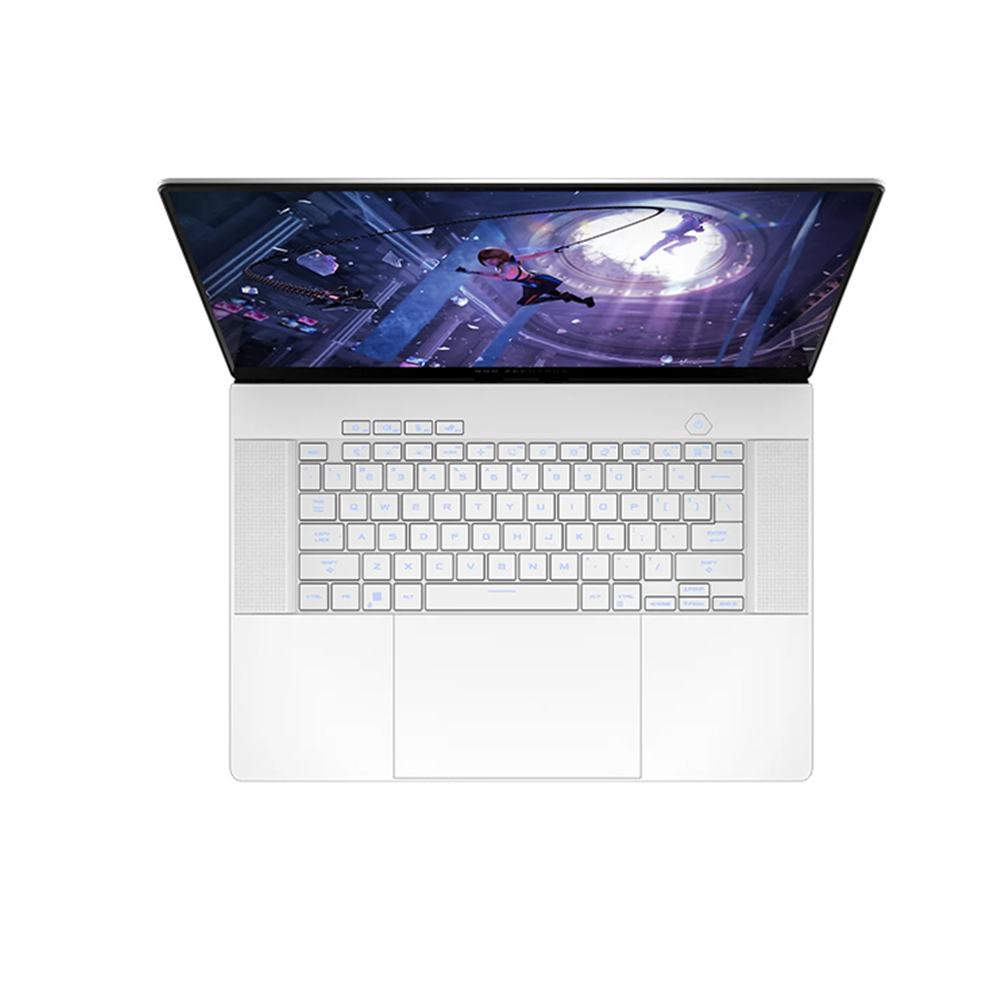 Laptop Asus Gaming ROG Zephyrus G16 GA605WI-QR152WS (Ryzen AI 9 HX 370 | RTX 4070 | 16inch 2.5K | 240Hz | 32GB | 1TB | Win11+Office | Trắng)