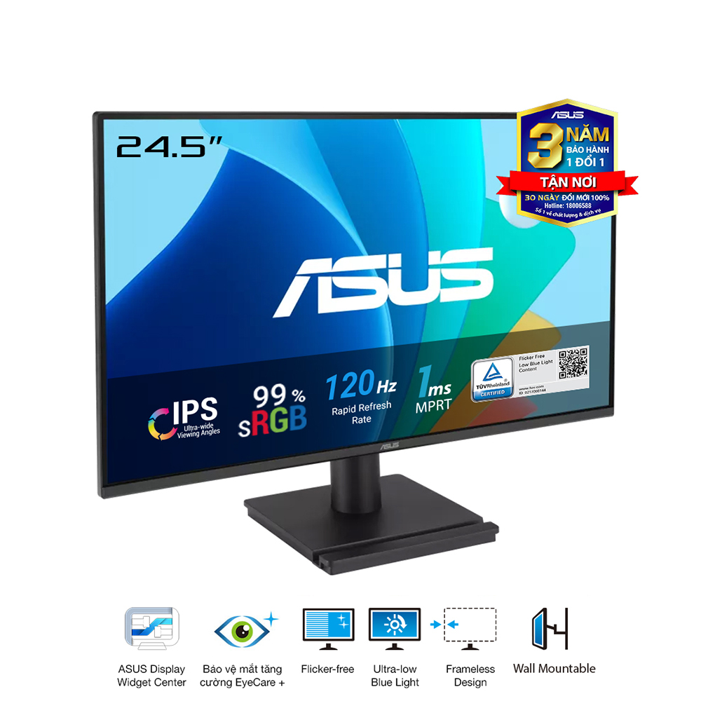 Màn Hình ASUS VA259HGA (24.5inch | FHD | 120Hz | 1ms | IPS | Speaker)