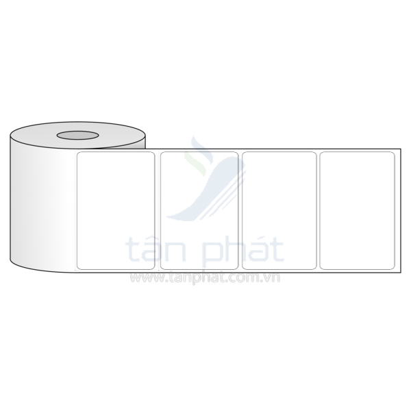 Giấy in cảm nhiệt 1 tem 57x45x50M (bo góc)